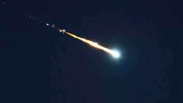 Cayó un meteorito en Estados Unidos y provocó un temblor