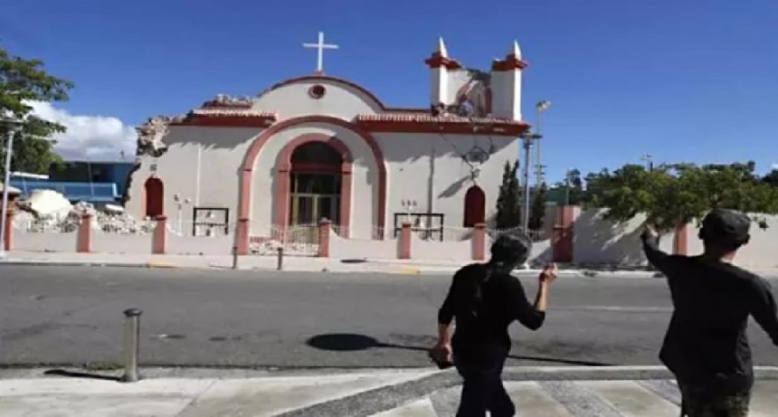 El terremoto en Puerto Rico destruye una histórica iglesia de 1841
