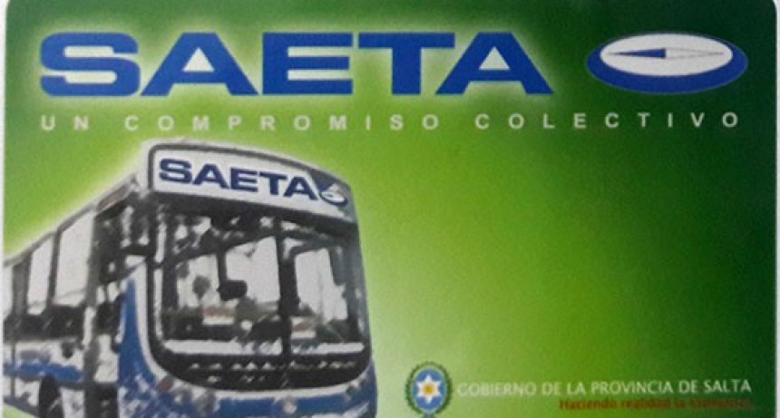 SAETA: fecha de entrada en vigencia del Pase Libre Estudiantil