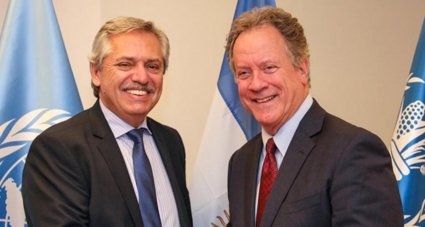 Alberto Fernández se reunió con el director del Programa Mundial de Alimentos