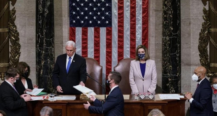 EEUU: el Congreso oficializó el triunfo de Joe Biden