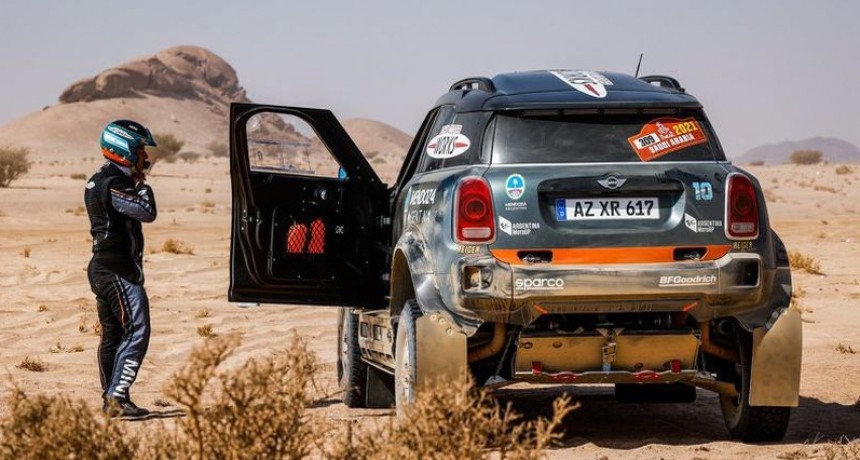 Orly Terranova abandonó en la 7° Etapa el Rally Dakar