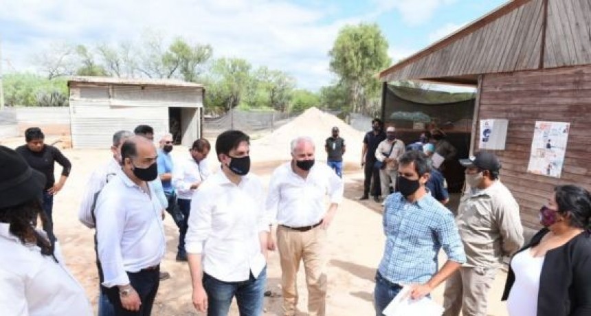 Nicolás Trotta y Matías Cánepa recorrieron obras en el norte provincial