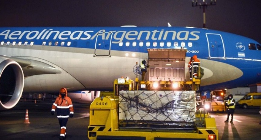 El avión de Aerolíneas Argentina está en vuelo desde Rusia