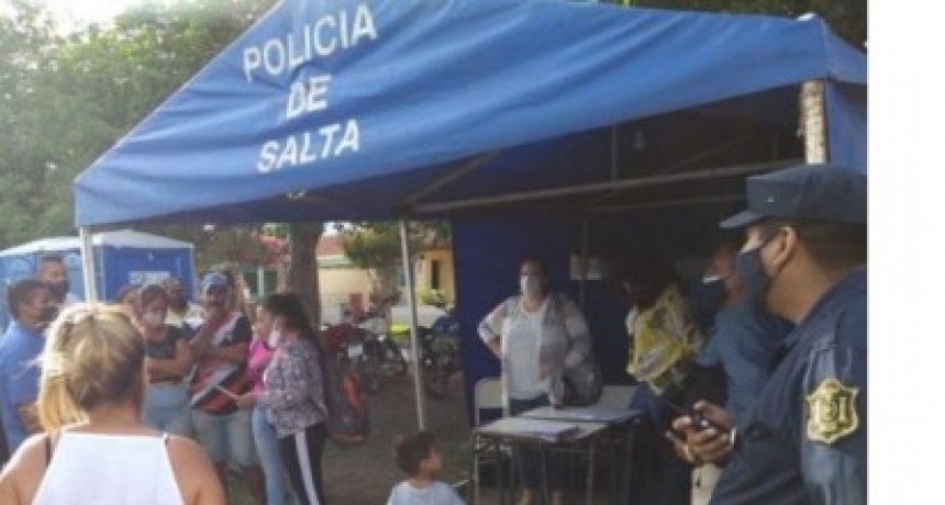 Retiran el asentamiento del Parque La Vega