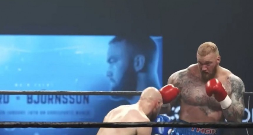 Hafthor Bjornsson espectacular combate Steven Ward