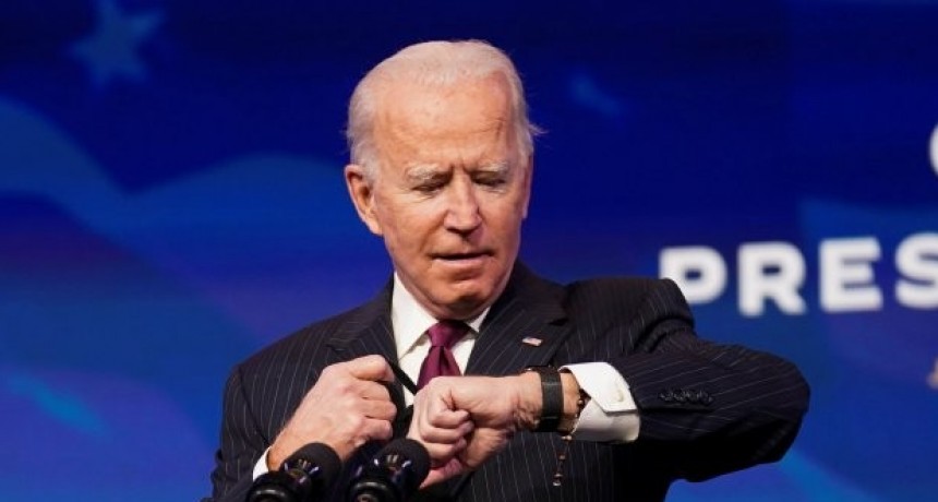 Joe Biden a horas de su asunción