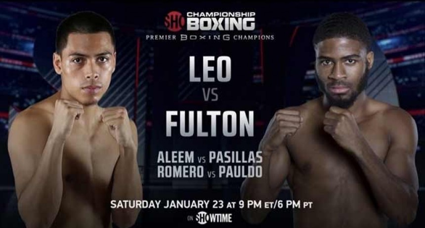 Angelo Leo vs Stephen Fulton encabezan velada en SHOWTIME