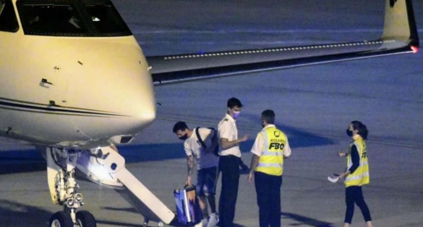 Messi junto a su familia regresó a París