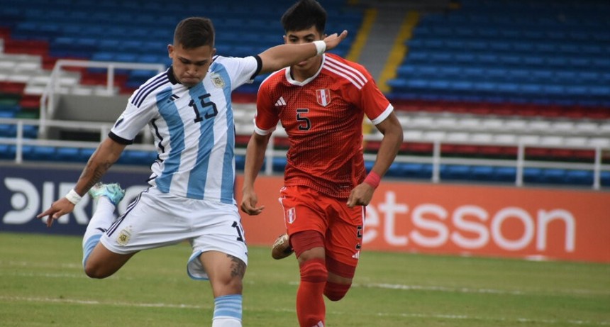 La Selección argentina Sub 20 venció a Perú