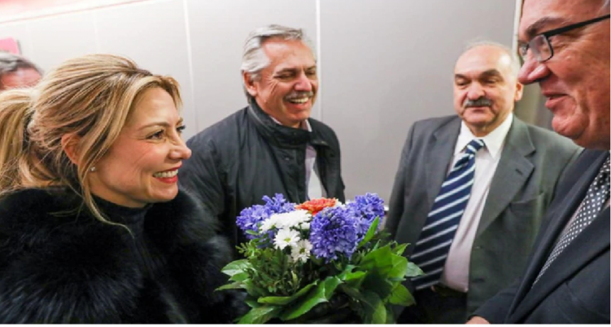 Alberto Fernández llegó a Berlín  este domingo 