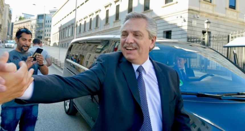 Alberto llego a Madrid en busca de respaldo