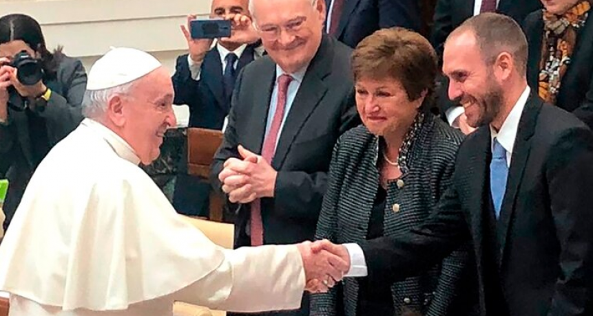 El Papa, ante la titular del FMI: No se puede pretender que se pague la deuda con sacrificios insoportables