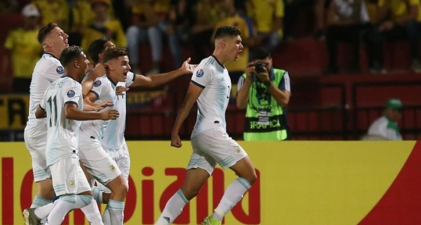 Argentina ya esta en Tokio 2020 al ganar 2-1 a Colombia  