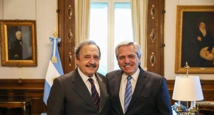 Alberto Fernández recibió a Ricardo Alfonsín