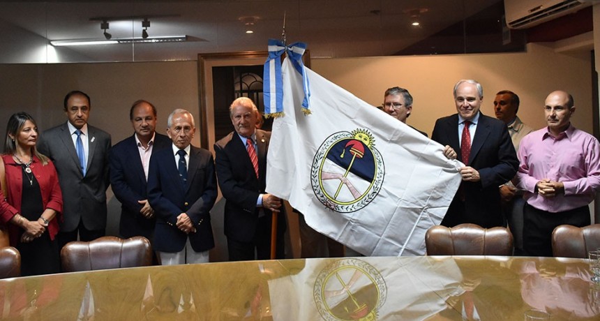 Antonio Marocco recibió Banderas Nacionales de la Libertad Civil