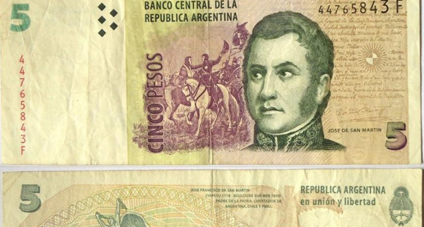 Se despide el billete de 5 pesos, si queda alguno que haces