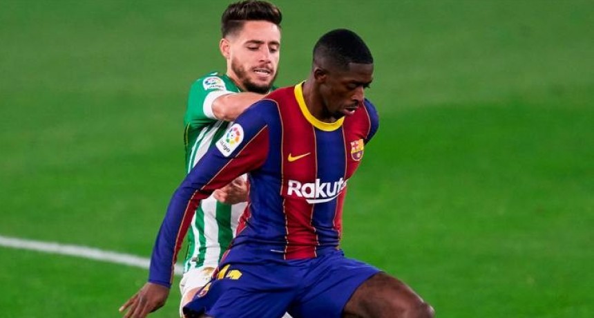 Barcelona le gana al Betis EN VIVO