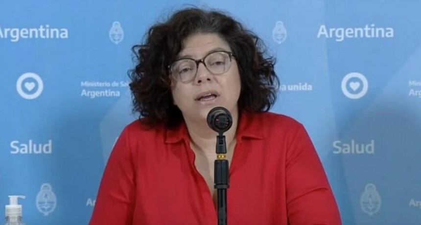  Carla Vizzotti, tiene coronavirus y permanecerá aislada