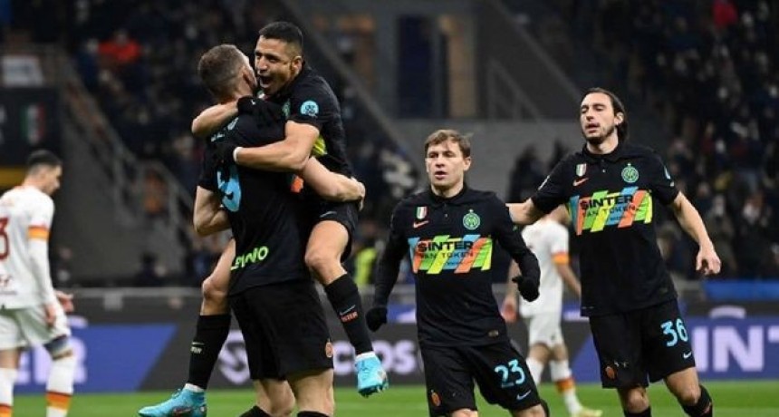  Inter venció al  Roma y y avanzó a semifinales