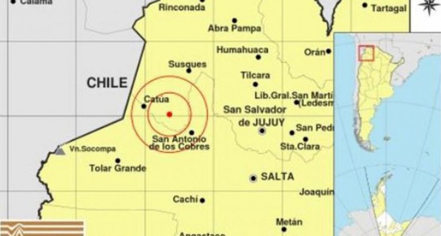El temblor en Chile se sintió en Salta y Jujuy