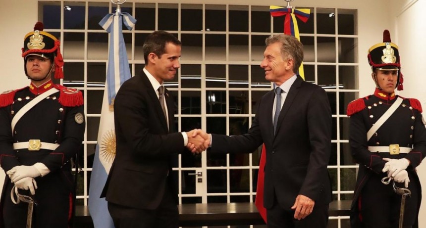 Juan Guaidó se reunió con Mauricio Macri