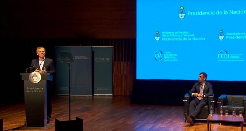 Macri presentó el Boleto Inmobiliario Electrónico