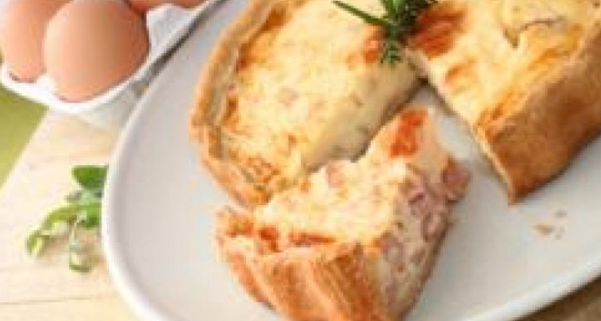 Almorzamos Tarta de jamón y queso