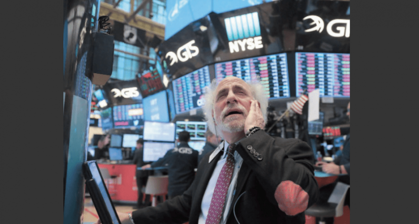 Wall Street cierra con su peor caída del 13%