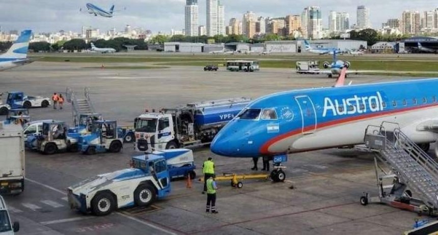 El 11 de mayo vuelven los vuelos desde y hacia Aeroparque de países limítrofes