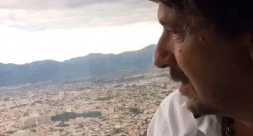 El Gobernador sobrevoló la ciudad de Salta 
