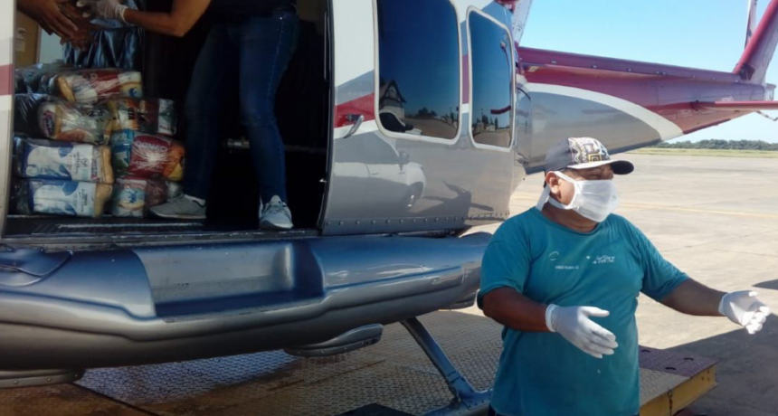 Los Toldos recibió asistencia alimentaria