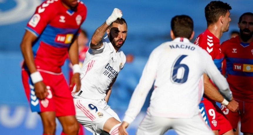 Real Madrid venció como local a Elche 