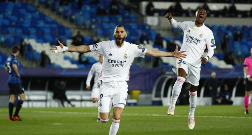 El Real Madrid  eliminó al Atalanta y avanzó a los cuartos de final de la Champions League