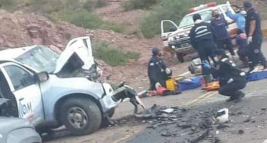 Cafayate: Dos muertos tras el choque de camionetas
