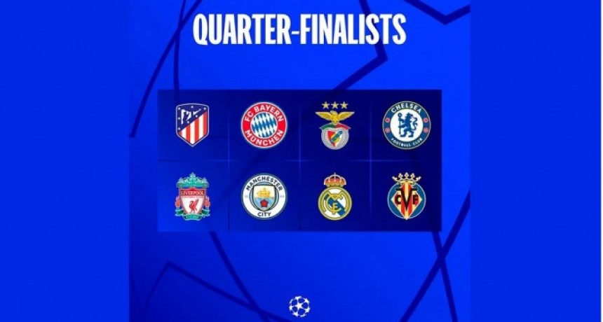 Sortearon los cuartos de final de la Champions League