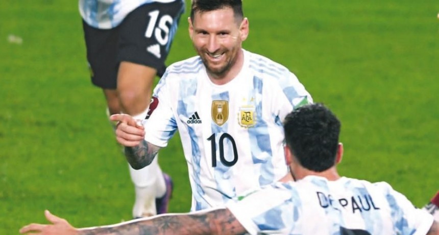 La Argentina goleó a Venezuela en eliminatoria Qatar 2022