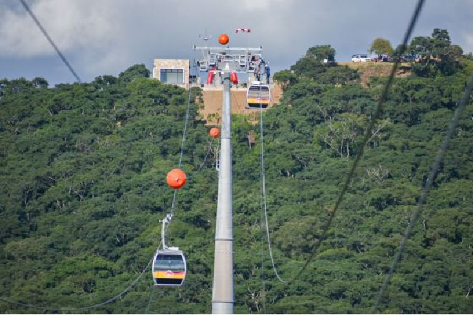 Teleférico AlaDelta una obra importante de la Provincia