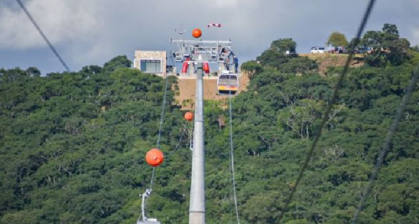 Teleférico AlaDelta una obra importante de la Provincia