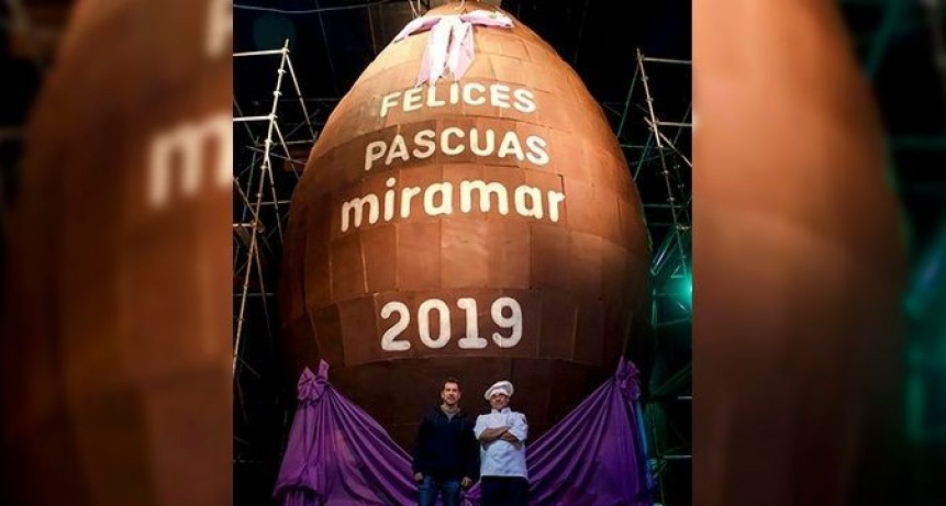 Huevo de Pascua de 4100 kilos de chocolate 