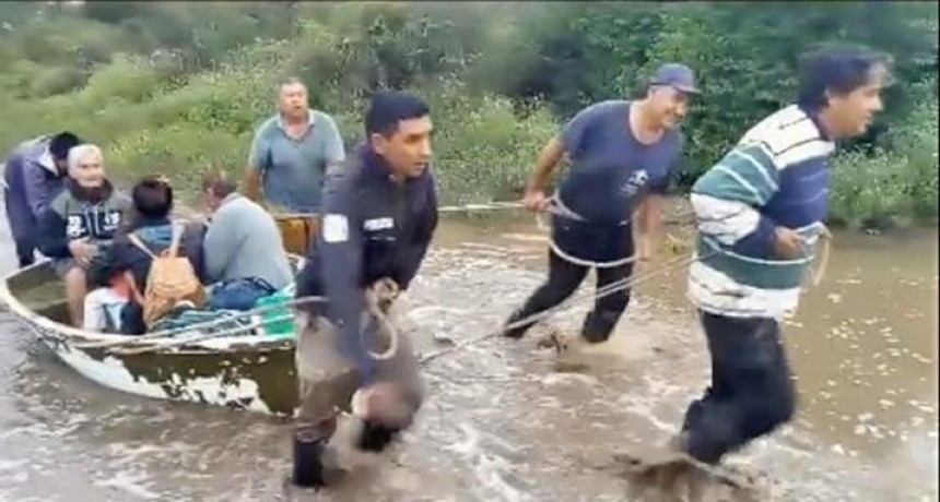 El sudeste santiagueño nuevamente inundado
