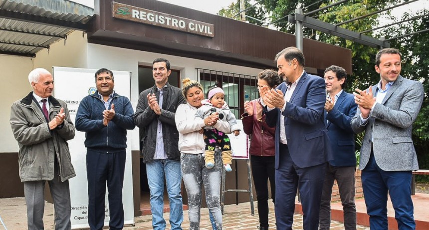 El registro Civil de San Lorenzo está inaugurado