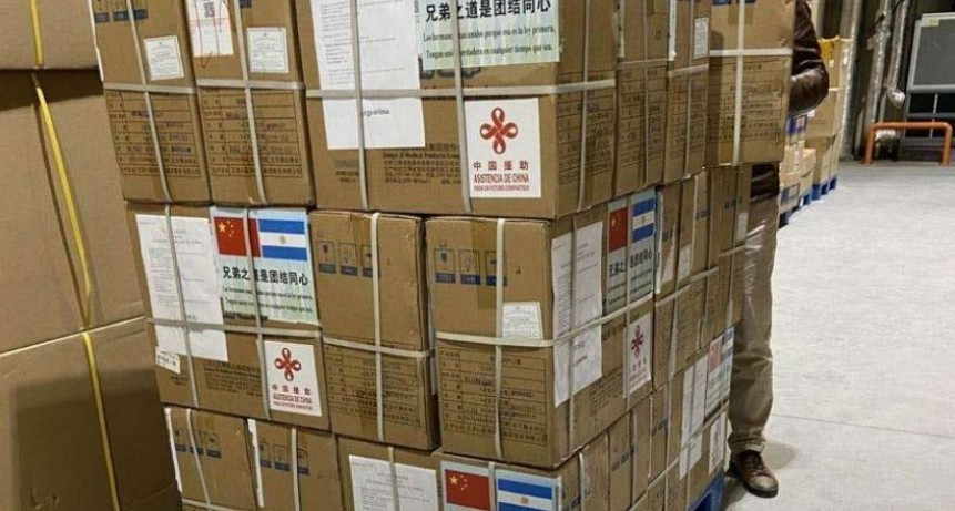 Que contienen las cajas enviadas por el gobierno de China