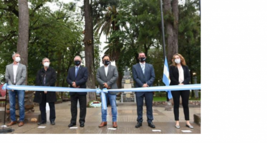 Sáenz inauguró remodelaciòn de la plaza de Chicoana  