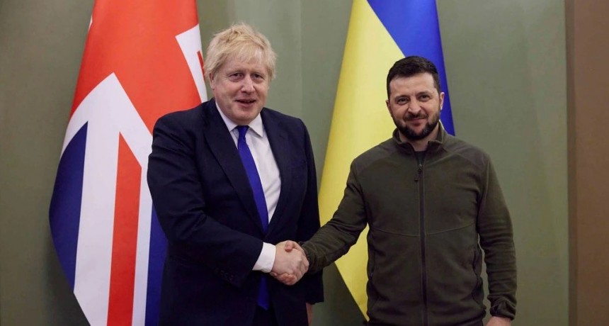 Boris Johnson se reunió con Zelenski en una visita sorpresa a Kiev