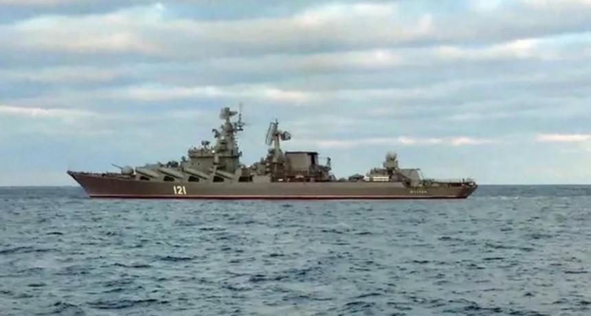 El buque ruso Moskva fue hundido por fuerzas Ucraniana