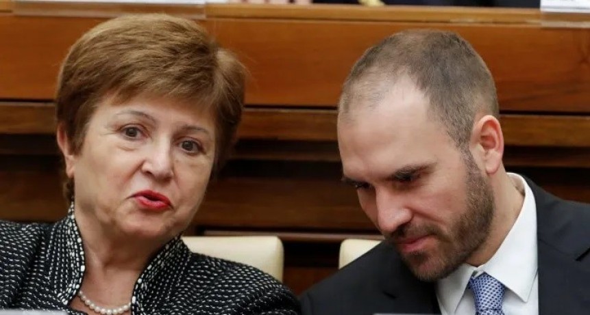 Martín Guzmán y Kristalina Georgieva, reunidos en Washington