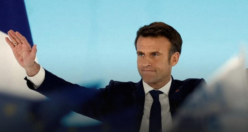 Emmanuel Macron  reelecto en Francia