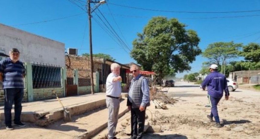 El Vicegobernador supervisó obras de infraestructura en Embarcación
