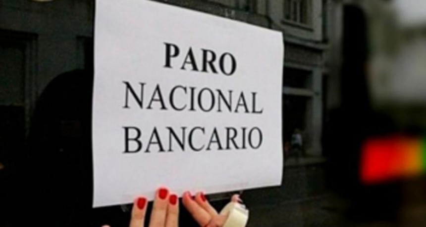 Paro bancario hoy jueves